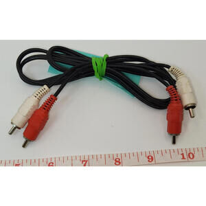 42 Inch, RCA Cables, Red & White, Connecting DVD player to a receiver or other.